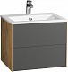 Акватон Мебель для ванной Сохо 60 R графит софт/дуб веллингтон – фотография-15